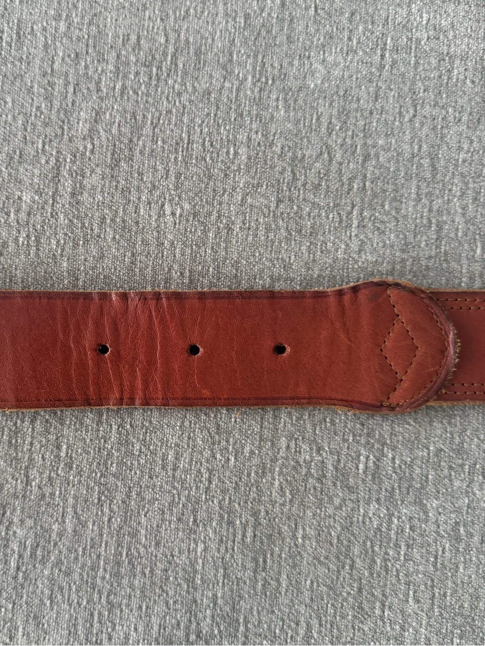 Lauren Ralph Lauren Women's Wide Saddle Leather Equestrian Brown Belt - Picture 6 of 13